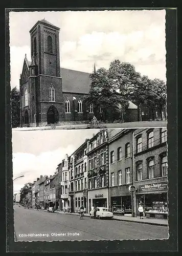 AK Köln-Höhenberg, Olpener Strasse, St. Elisabeth