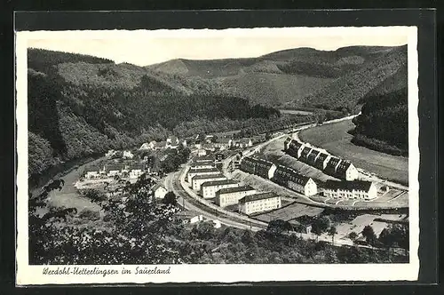 AK Werdohl-Uetterlingsen /Sauerland, Ortsansicht aus der Vogelschau