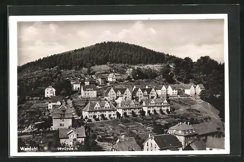 AK Werdohl, Ortspartie aus der Vogelschau