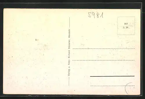 AK Werdohl /Sauerland, Ortspartie mit Kirche