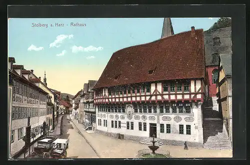 AK Stolberg / Harz, Rathaus