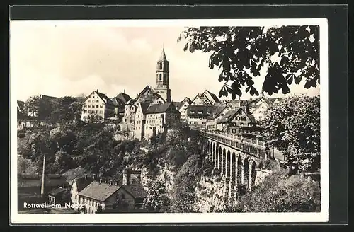 AK Rottweil a. Neckar, Ortsansicht aus der Vogelschau