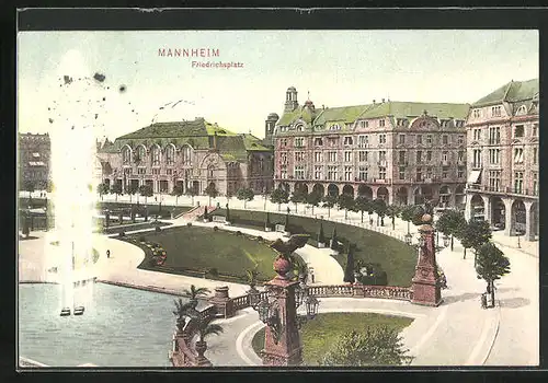 AK Mannheim, Friedrichsplatz