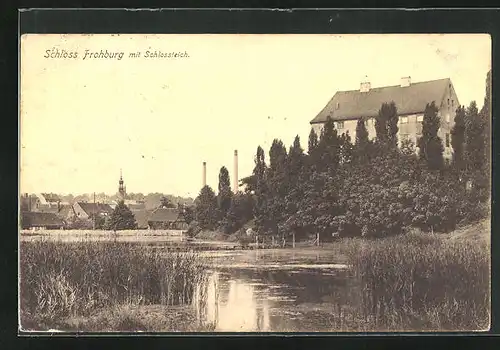 AK Frohburg, Schloss Frohburg mit Schlossteich