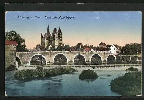 AK Limburg a. Lahn, Dom mit Lahnbrücke