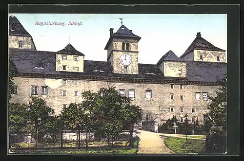 AK Augustusburg / Sa., Schloss Augustusburg