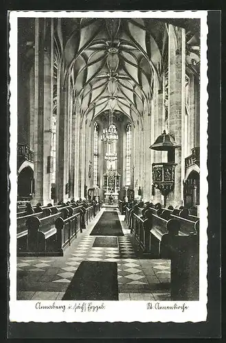AK Annaberg / Erzgeb., St. Annenkirche