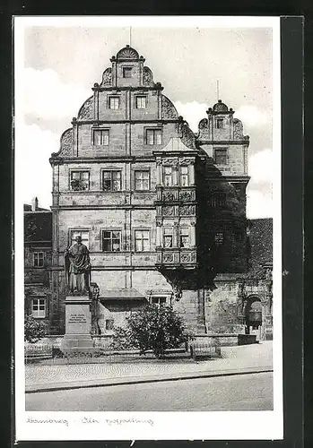 AK Bamberg, Alte Hofhaltung am Domplatz