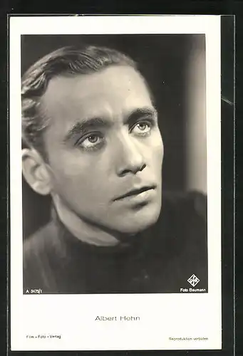 AK Schauspieler Albert Hehn mit nachdenklichem Blick