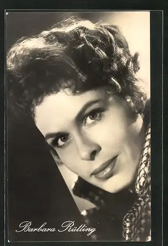 AK Schauspielerin Barbara Rütting in dem Film Glücksritter