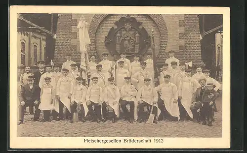 AK Fleischergesellen Brüderschaft 1912, Gruppenbild