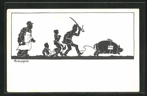 AK Schwein flieht vor dem Fleischer Entwischt