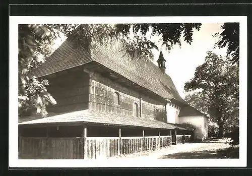 AK Wallachisch Meseritsch / Val. Mezirici, Starobyly kostel Sv. Trojice