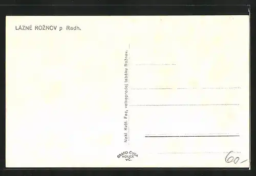 AK Lazne Roznov p. Radh., Panorama