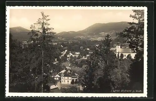 AK Lazne Roznov p. Radh., Ortsansicht aus der Vogelschau