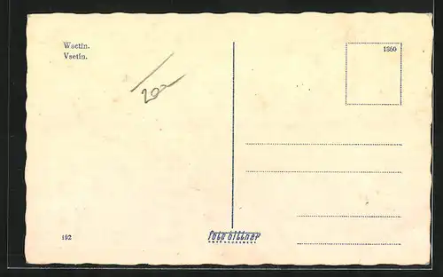 AK Wsetin / Vsetin, Gesamtansicht & Sparkasse