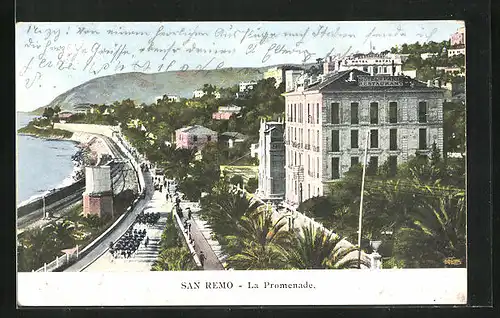 AK San Remo, La Promenade