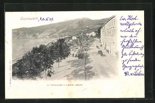 AK Ospedaletti, La Promenade e L`Hotel Suisse