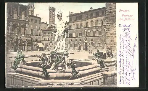 AK Firenze, Fontana del nettuno