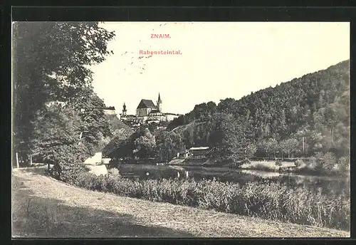 AK Znaim, Partie im Rabensteintal