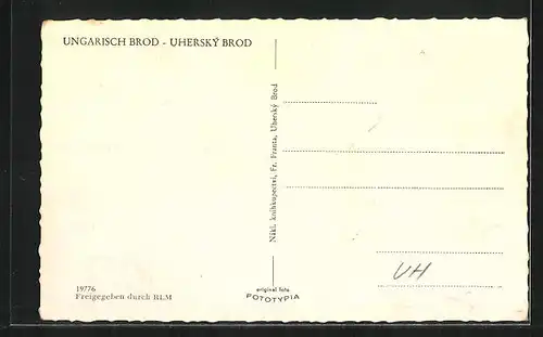 AK Ungarisch Brod, Teilansicht mit Strassenblick