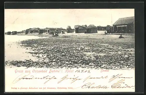 AK Dahme i. Holst., Strandpartie