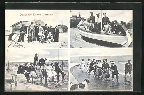 AK Dahme i. Holst., Strandleben