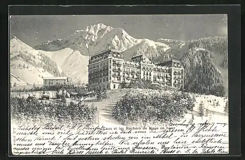 AK Caux, Les Rochers de Naye en hiver