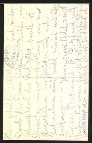 AK Gotthardpass, Gotthard-Hospiz, Monument A. Guex