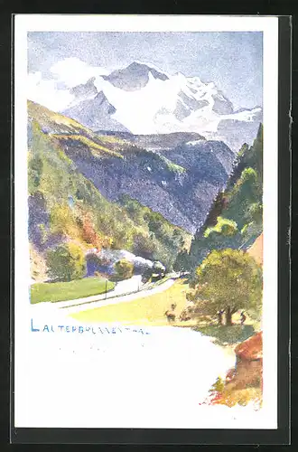 AK Lauterbrunnen, Blick ins Lauterbrunnenthal