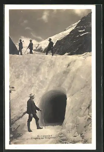 AK Grindelwald, Eingang zur Eisgrotte