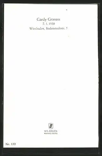 AK Schauspielerin Gardy Granass mit reizendem Lächeln