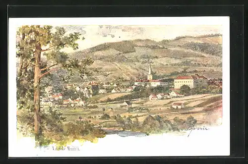 Künstler-AK Val. Mezirici, Celkový pohled