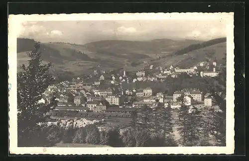 AK Vsetin, Blick ins Tal auf die gesamte Stadt