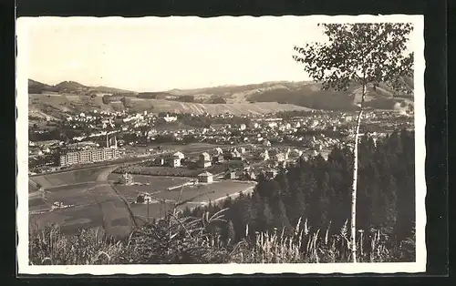 AK Vsetin, Blick ins Tal auf die gesamte Stadt