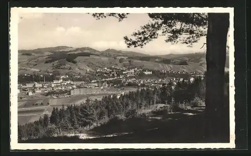 AK Vsetin, Blick ins Tal auf die gesamte Stadt