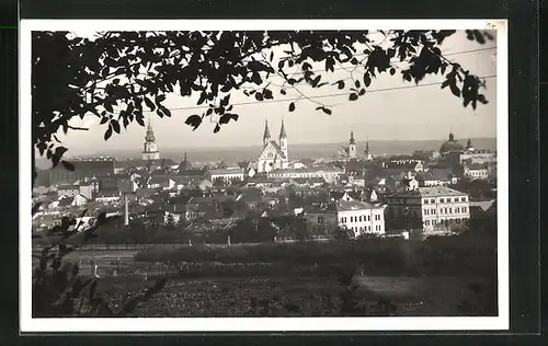 AK Kremsier, Gesamtansicht der Stadt, Blick auf die Kirchtürme