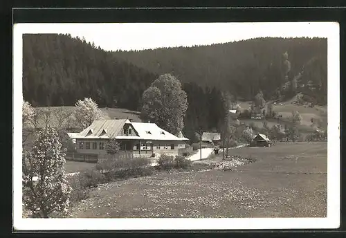 AK Vel. Karlovice, Restaurace pod, Vel. Javornikem v Podlatem