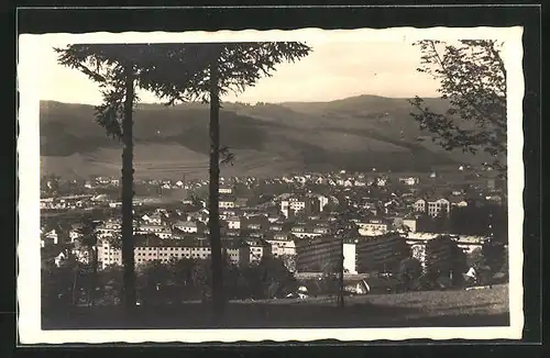 AK Vsekin, Blick hinab auf die gesamte Stadt und das neue Viertel