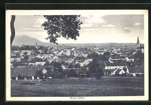 AK Novy Jicin, Generalansicht der Stadt, Blick zur Kirche