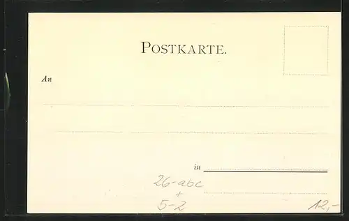 Künstler-AK sign. A. Hengeler: zwei Römer mit Papierrolle im Gespräch