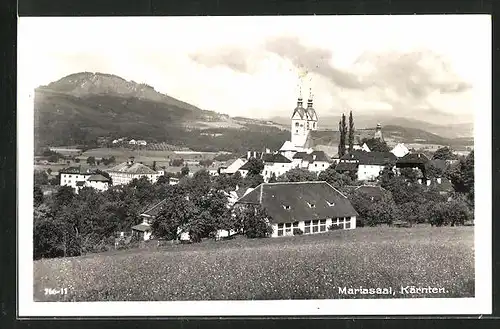 AK Mariasaal, Blick von der Bergwiese