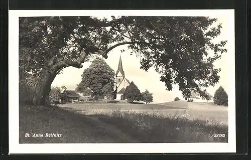 AK Reifnitz, Blick zur St. Anna Kirche