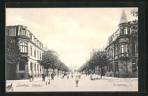 AK Landau / Pfalz, Kaiserring-Strasse