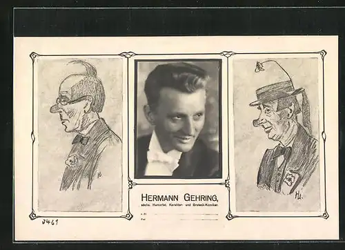 AK Hermann Gehring, Sächs. Komiker