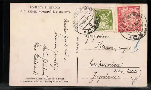 AK Beneschau / Benesov, Zamek Konopiste