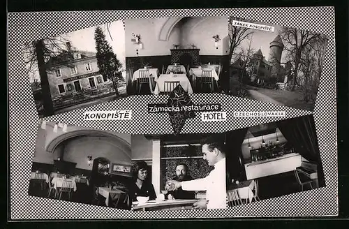 AK Konopiste, Zamek Konopiste, Zamecka restaurace Hotel