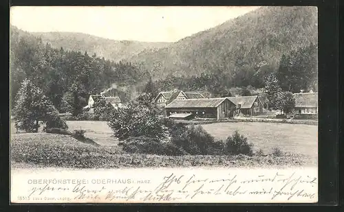 AK St. Andreasberg /Harz, Oberförsterei Oderhaus