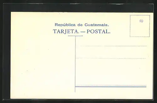 Künstler-AK Guatemala, Briefmarken & Wappen
