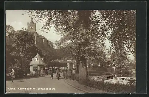 AK Cleve, Kermisdahl mit Schwanenburg